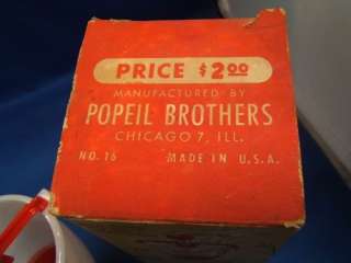 1950s POPEILS DONUT MAKER + Original Box Mint Shape  