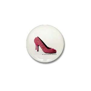  Pink Heels Cool Mini Button by  Patio, Lawn 