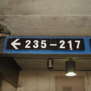  240 236 (Right Arrow) Section Sign From Giants Stadium 