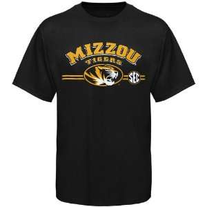 NCAA Missouri Tigers SEC Arch T Shirt   Black:  Sports 