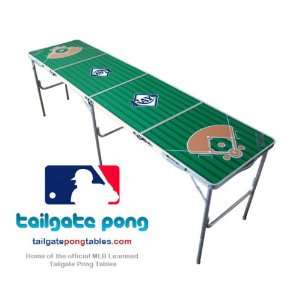   Bay Rays MLB Baseball Tailgate Beer Pong Table   8: Sports & Outdoors