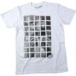  Troy Lee Designs Photo Grid Slim Fit T Shirt   Large/White 
