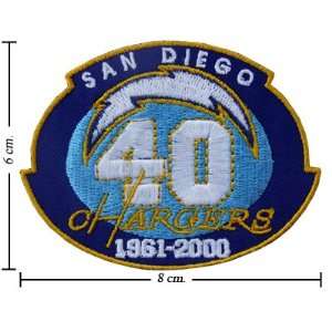  San Diego Chargers Logo 3 Iron Patches 