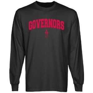  Austin Peay State Governors Charcoal Logo Arch Long Sleeve 