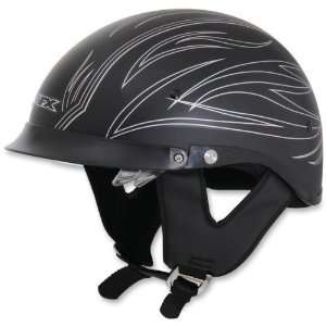  AFX FX 200 Dual Inner Lens Beanie Helmet , Color Silver 