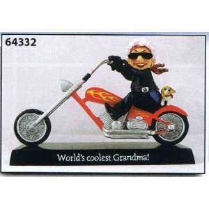  Biker Coots Figurine Worlds Coolest Grandma