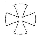 Masonic Cross Punch 5/16 Custom Steel Marking Stamp