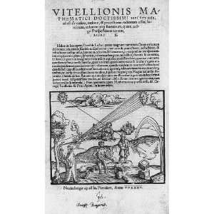   ,Witelo,De Natura,Illustration,Natural Science,1535,refracted light