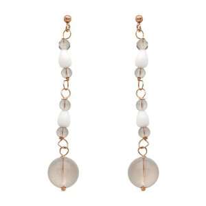  Made in Italy Nice Earrings With Quartz and Simulated gems 