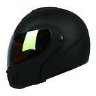 Matte Black Flip Up Modular Full Face Motorcycle Helmet Street DOT 
