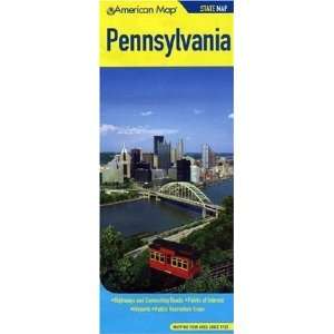  Pennsylvania State Map (American Map) [Map] American Map 