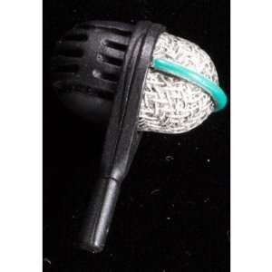  Harmony Jewelry AKG D112 Microphone Pin   Pewter Musical 