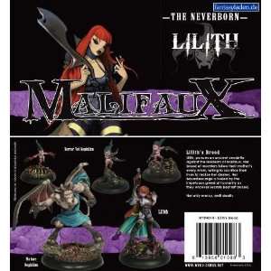  Malifaux Miniatures The Neverborn Lilith Liliths Brood   Crew 