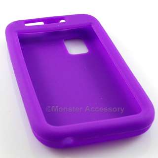 Protect your Samsung Mesmerize with Purple Soft Skin Gel Case