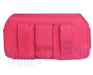   HIGHQUALITY HOT PINK LEATHER BELT CLIP CASE FOR SAMSUNG GALAXY 551