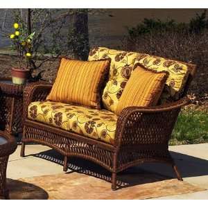  Vinyl Wicker Loveseat Savannah Collection Patio, Lawn & Garden