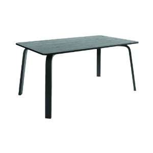  Nes Black Wood Modern Dining Table: Home & Kitchen