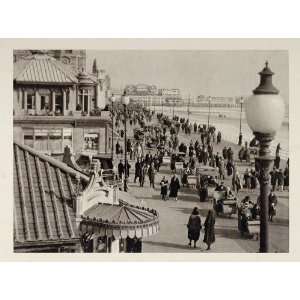  1927 Boardwalk Atlantic City New Jersey Photogravure 