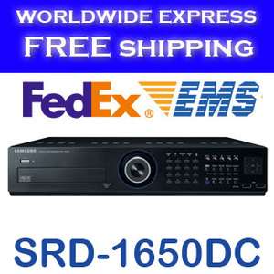 SAMSUNG SECURITY 16CH DVR 120FPS D1 DVD 1TB SRD 1650DC  