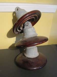 vintage PORCELAIN TELEPHONE INSULATOR 18 INCH TALL HEAVY  