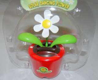 Solar Dancing Daisy Flower ~ Red ~ CUTE! ~ Great Gift  