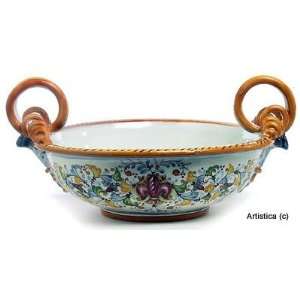  GIGLIO Round bowl with serpentine handles [#2037 GIG 