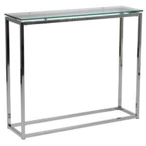  SANDOR CONSOLE ENTRY TABLE, CLEAR BY EUROSTYLE