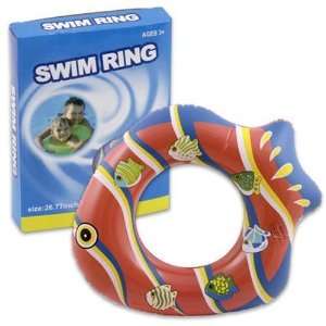  Fish Shape Swim Ring 1 Piece 26.75 Case Pack 36  : Sports 