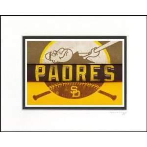  San Diego Padres Vintage Sports Art: Sports & Outdoors