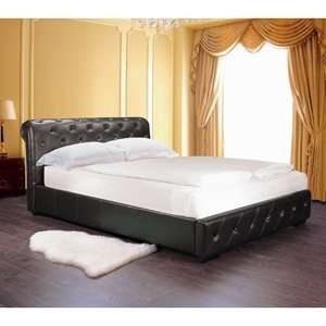  Abbyson Living Davina Collection Faux Leather Full Bed in 