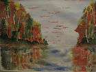 watercolor painting fall  