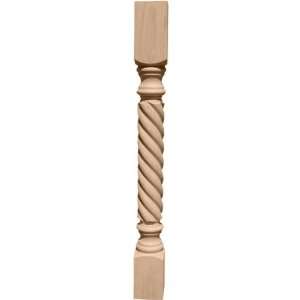   35 1/2H Hamilton Rope Cabinet Column, Alder