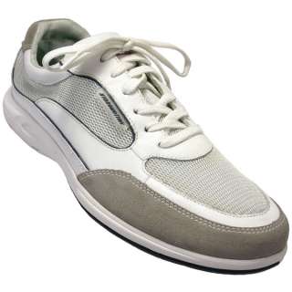 Rockport Hydroplex White Leather & Mesh Sneakers for Men (Wide)  