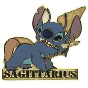    Disney Pin Zodiac STITCH Sagittarius   LE 500 