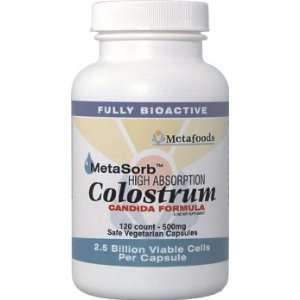  MetaSorb Colostrum Candida Formula 120 capsules, 500 mg 