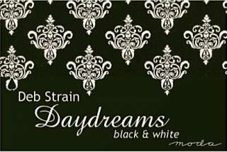 DAYDREAMS BLACK ON WHITE Kaleidoscope Quilt Blocks KIT  