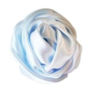 Melissa Frances Satin Twist Rose Embellishment Soft Blue; 6 Items 