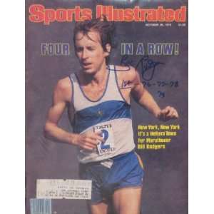  Bill Rodgers autographed Sports Illustrated Magazine 