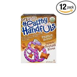 Healthy Handfuls Python Pretzels with Peanut Butter, 6 Ounce (Pack of 