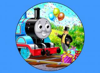 Thomas the Train Birthday Edible Image Cake Topper  