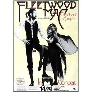  Fleetwood Mac   Rumours 1977   CONCERT   POSTER from 