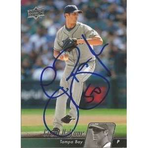 Grant Balfour Signed Tampa Bay Rays 2010 UD Card  Sports 
