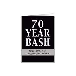  Birthday Invitation   70 Year Bash Card: Toys & Games