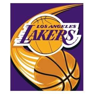  Los Angeles Lakers Royal Plush Throw