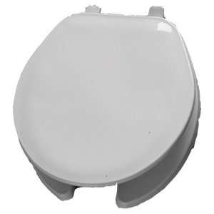  Bemis 75 000 White Commercial Round Open Front Toilet Seat 