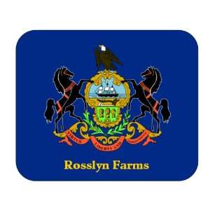  US State Flag   Rosslyn Farms, Pennsylvania (PA) Mouse Pad 