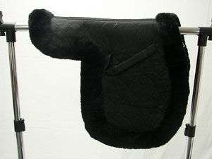 ECP Fully Lined Sheepskin Close Contact Saddle Pad in Brown  Small 