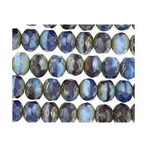   Sapphire Fire Polished Rondelle 6x9mm Beads Arts, Crafts & Sewing