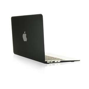 NEW ARRIVALS TopCase® Rubberized BLACK Hard Case Cover for Macbook 
