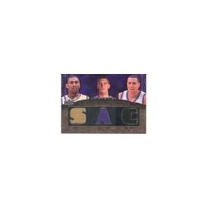   Hawes & Mike Bibby Triple Game Worn Jersey Card: Sports & Outdoors